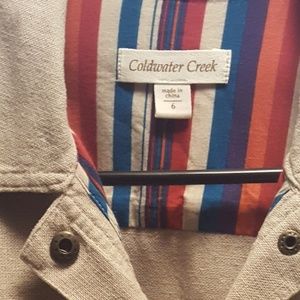 Talbots.sz.6.tan button up itll look good on you